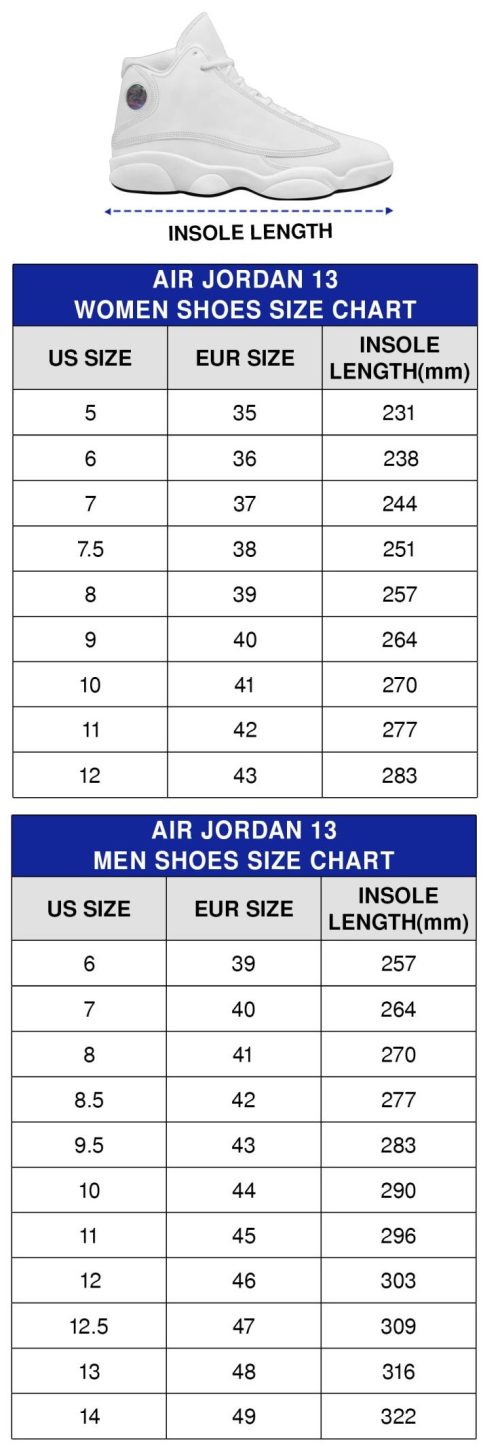 King Are Born In July Custom Air Jordan 13 Sneaker Shoes